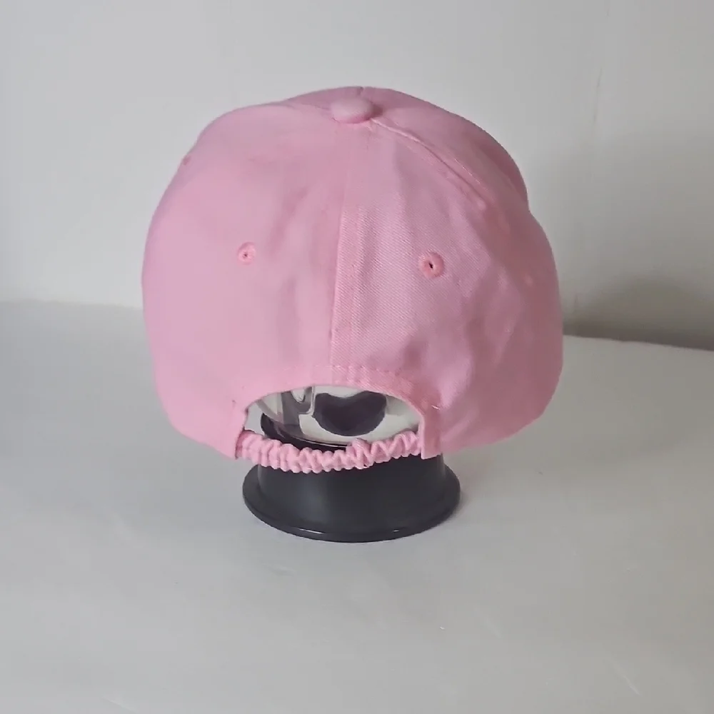 John Deere Pink and Yellow Hat Classic Baseball Style